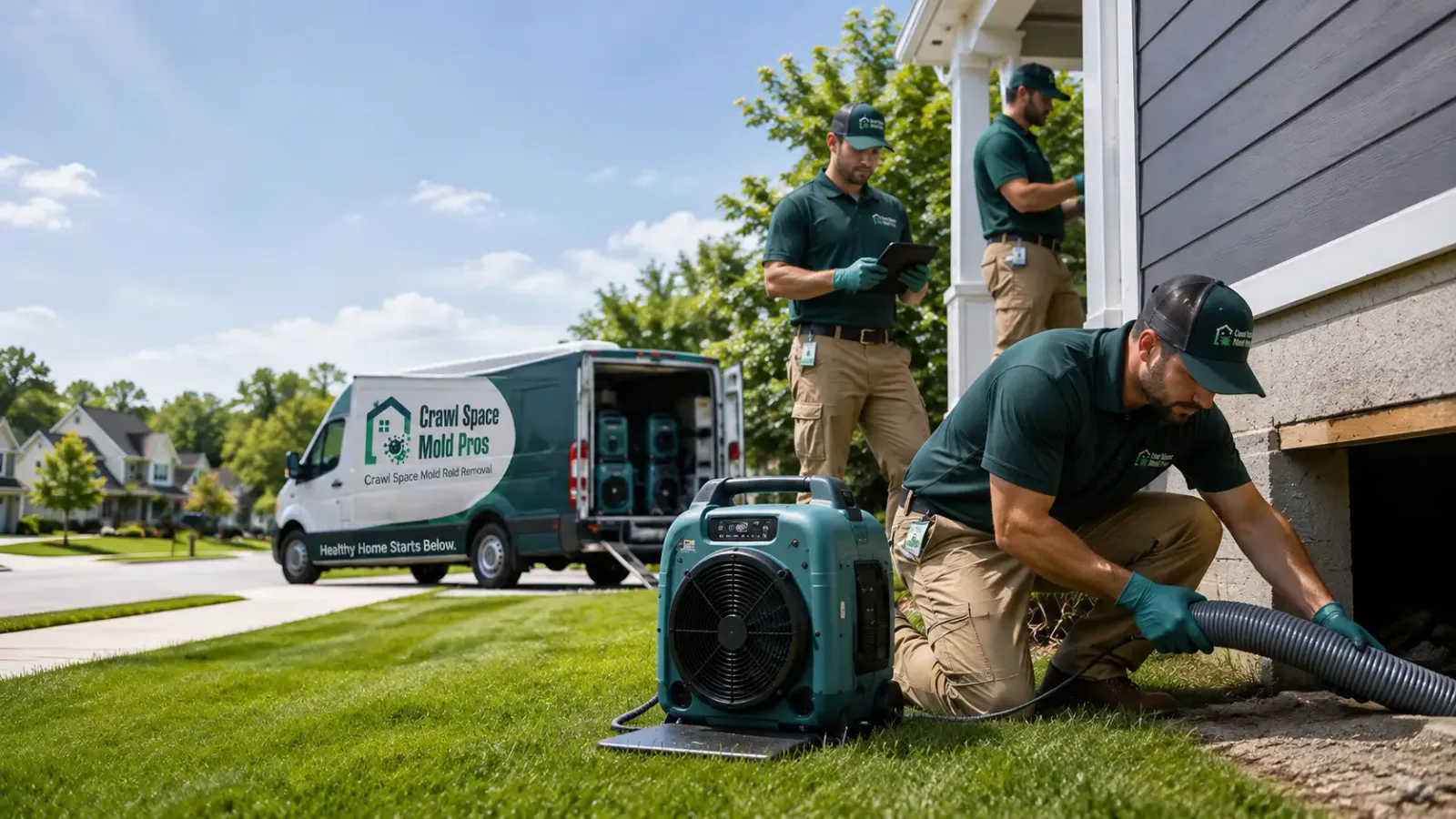 Crawl Space Mold Removal in Plainville, CT